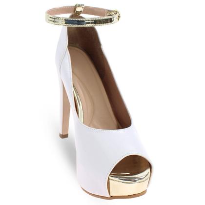 Imagem de Sandália Peep Re&Ton Toe Meia Pata Salto Alto Feminina MP41