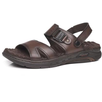Imagem de Sandalia pegada em couro ref 134503 masculino