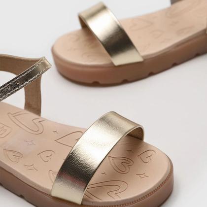 Imagem de Sandália Pepete Baby Flat Meninas Leds Color Molekinha 2741.200.14710