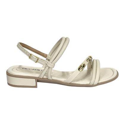 Imagem de Sandália Piccadilly Taila Salto Baixo 590071 Off White