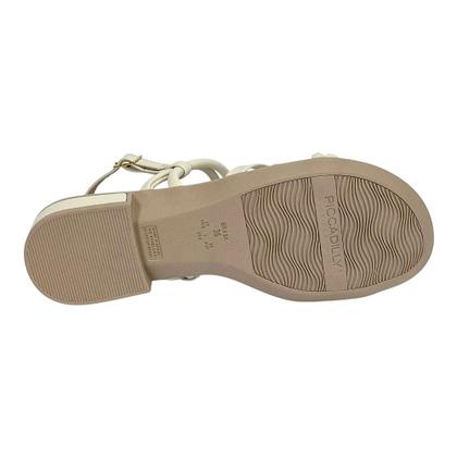 Imagem de Sandália Piccadilly Taila Salto Baixo 590071 Off White