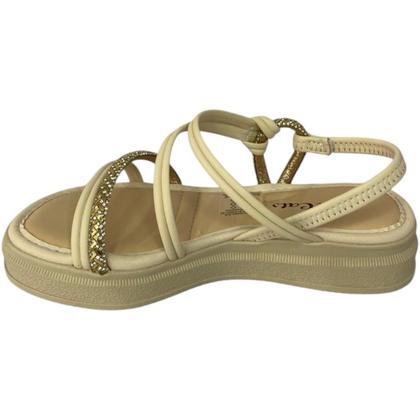Imagem de Sandália Pink Cats Flatform Tira Brilho