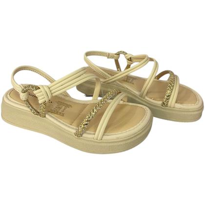 Imagem de Sandália Pink Cats Flatform Tira Brilho