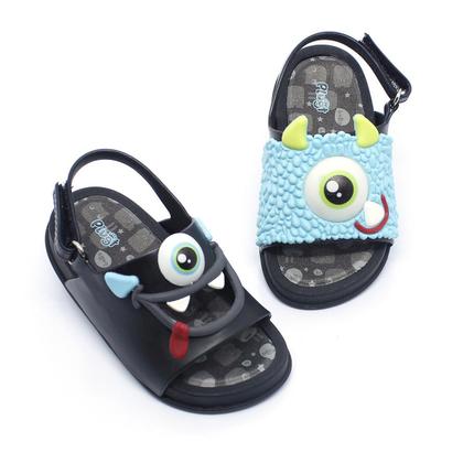 Imagem de Sandália Plugt Mini Bizz Monstros Preto 201.040