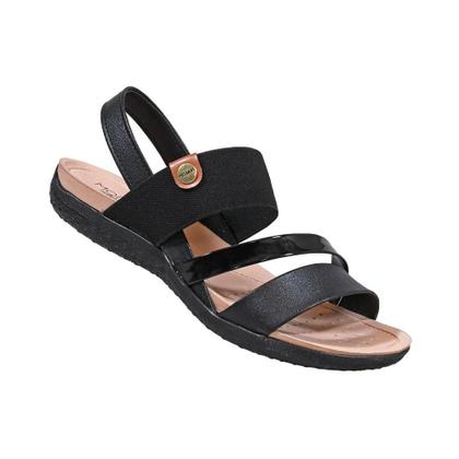 Imagem de Sandália Preto com Múltiplas Tiras  Modare