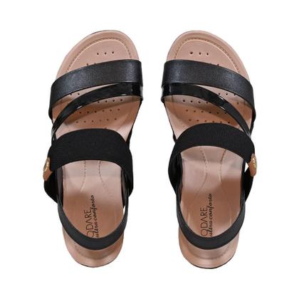 Imagem de Sandália Preto com Múltiplas Tiras  Modare