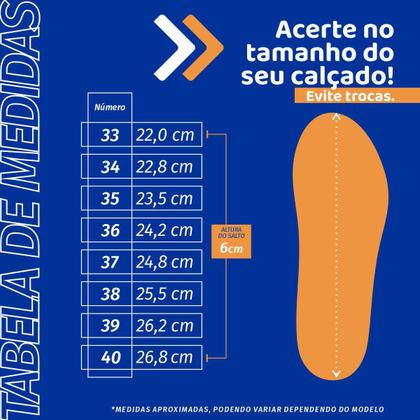 Imagem de Sandália Ramarim 24-31204 Salto Bloco Alto Bico Arredondado