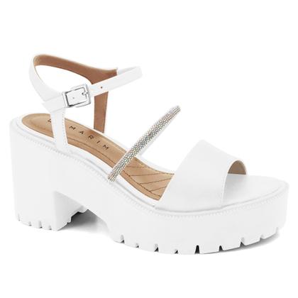 Imagem de Sandalia ramarim feminina tratorada com brilho 23-54225