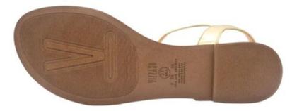 Imagem de Sandália Rasteira dedo Dourada Vizzano - 6371.174