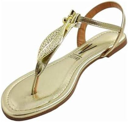 Imagem de Sandália Rasteira dedo Dourada Vizzano - 6371.174