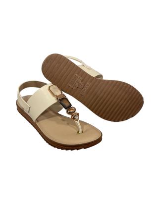 Imagem de Sandália Rasteira Feminina Com Pedrarias Modare Ultraconforto 7141.120