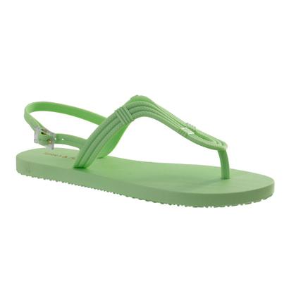 Imagem de Sandalia Rasteira Feminina Tiras de Dedo Terra e Água