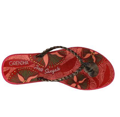 Imagem de Sandália Rasteira Grendha Ivete Sangalo Axé com Pedra