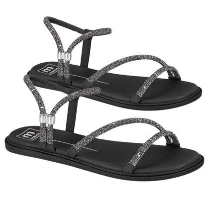 Imagem de Sandália Rasteira Moleca Feminino 3 Tiras 5450.237