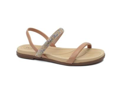 Imagem de Sandalia Rasteira Pepete Tiras Strass Beira Rio 8507.103