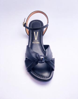 Imagem de Sandália Rasteira Preto Vizzano