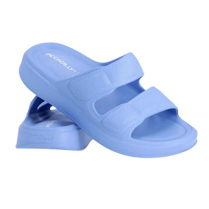 Imagem de Sandalia Rasteira Slide Piccadilly Original Feminina Nuvem  Marshmallow Ortopedico Eva Chinelo Esporao Fascite Plantar Calce Facil
