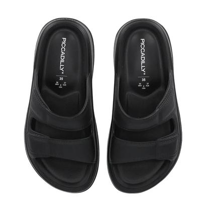 Imagem de Sandalia Rasteira Slide Piccadilly Original Feminina Nuvem  Marshmallow Ortopedico Eva Chinelo Esporao Fascite Plantar Calce Facil