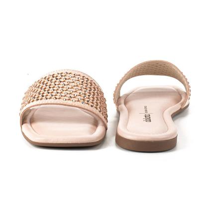 Imagem de Sandália Rasteira Slide Rose com Brilhos - Dakota Rosa