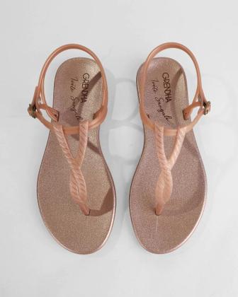 Imagem de Sandália Rasteirinha Ivete Sangalo Casual Brilho Grendha