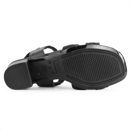 Imagem de Sandália Salto Bloco Elástico Feminina