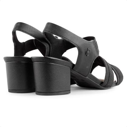 Imagem de Sandália Salto Bloco Elástico Feminina