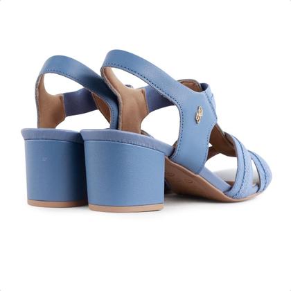 Imagem de Sandália Salto Bloco Elástico Feminina