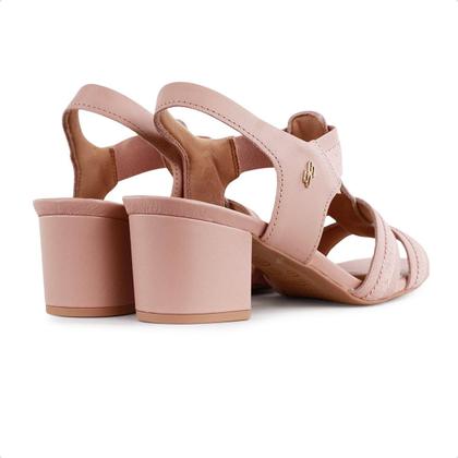 Imagem de Sandália Salto Bloco Elástico Feminina