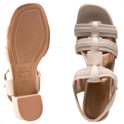 Imagem de Sandália Salto Bloco Elástico Feminina