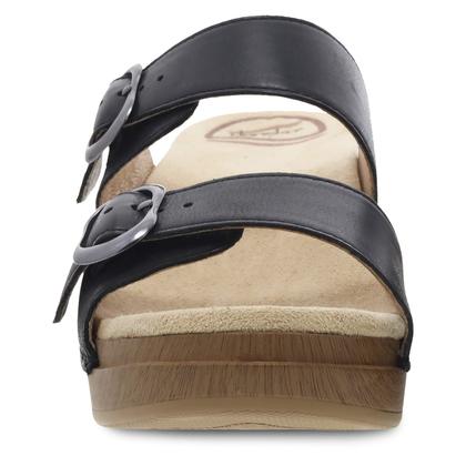 Imagem de Sandália sem cadarço Dansko Sophie  preta de grão integral