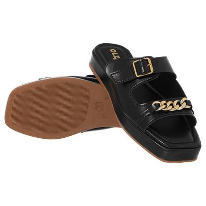 Imagem de Sandália Slide Flatform Feminino Chinelo Estilo Moda Conforto OLZZY