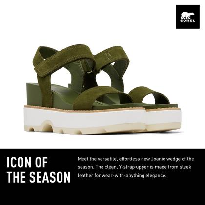 Imagem de Sandália Sorel Joanie IV Wedge Leather Utility Green Honey