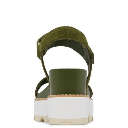 Imagem de Sandália Sorel Joanie IV Wedge Leather Utility Green Honey