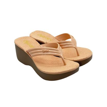 Imagem de Sandália Tamanco Dijean Salto Anabela Confortável