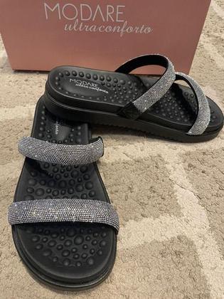 Imagem de Sandália Tamanco  Flat Strass modare 7178.116