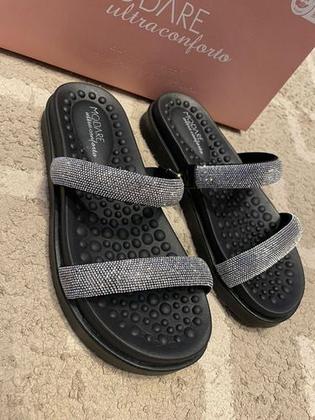 Imagem de Sandália Tamanco  Flat Strass modare 7178.116