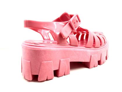 Imagem de Sandália Tratorada Flat Fashion Confort Infantil Menina Giovana Ref 1620 - Tam 27ao32
