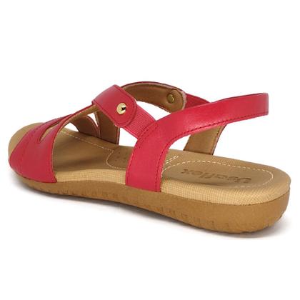 Imagem de Sandália Usaflex Rasteira Feminina Couro com Elástico R1804