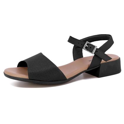 Imagem de Sandalia usaflex salto bloco ref mm1703 feminino