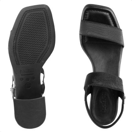 Imagem de Sandália Usaflex Salto Bloco Tiras Elastico