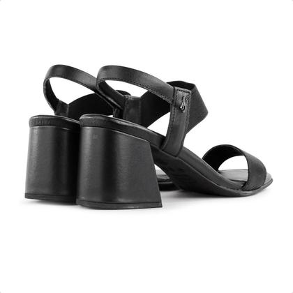 Imagem de Sandália Usaflex Salto Bloco Tiras Elastico