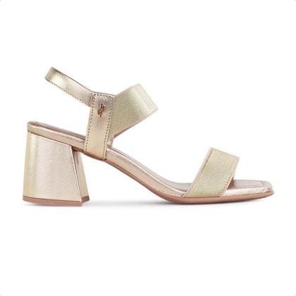 Imagem de Sandália Usaflex Salto Bloco Tiras Elastico