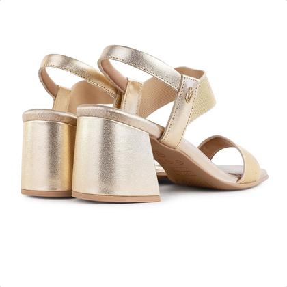 Imagem de Sandália Usaflex Salto Bloco Tiras Elastico