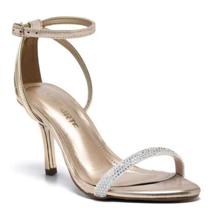 Imagem de Sandalia via marte feminina salto fino com strass 23-18603-01