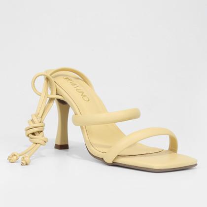 Imagem de Sandália Via Uno Amarração Salto Alto Feminina