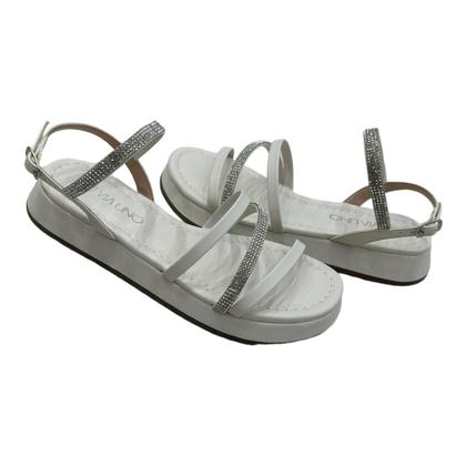 Imagem de Sandalia Via Uno Feminina 803012 Flatform Papete Flat Fivela Casual