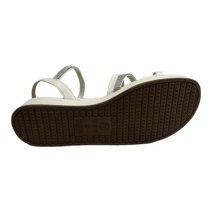 Imagem de Sandalia Via Uno Feminina 803012 Flatform Papete Flat Fivela Casual