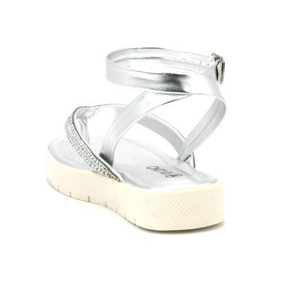 Imagem de Sandalia Via Uno Feminino 848008 Papete Plataforma Tendencia Dedo 