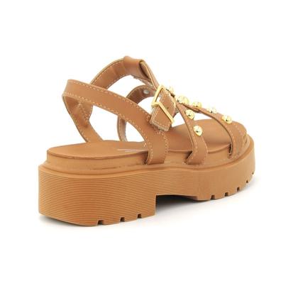 Imagem de Sandalia Vizzano 6499.100 Flatform Papete Feminino Fivela Meia Pata