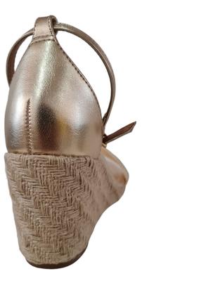 Imagem de Sandália Vizzano 6501.202 Anabela Plataforma Dourado